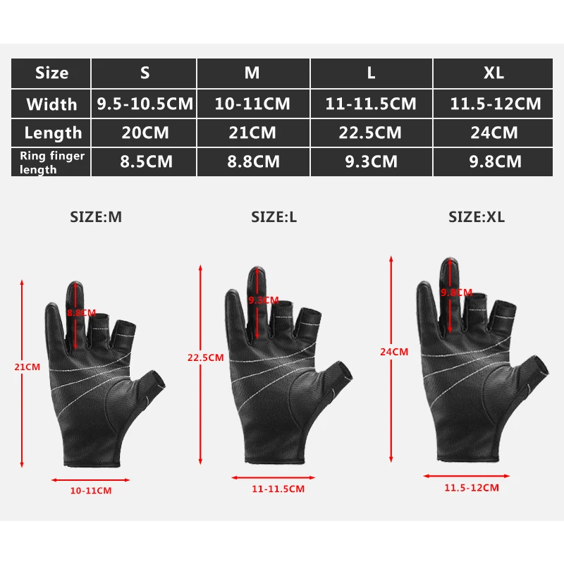 Fishing Fingerless Gloves Fing - đánh giá và giá Cut Resistant Glove