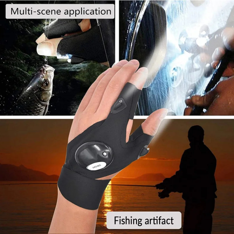 1-3 pairs Fingerless Glove LED - đánh giá và giá Fingerless Glove Knit