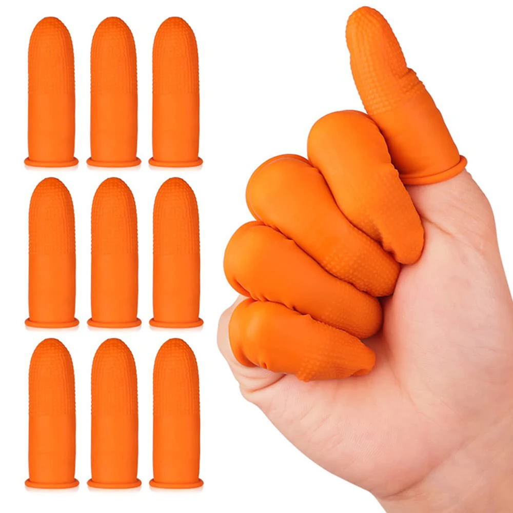 S/M/L Disposable Finger Cover  - đánh giá và giá Rubber Glove Cleaning