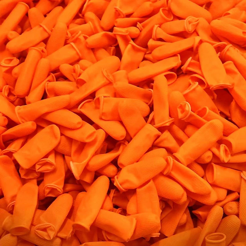 S/M/L Disposable Finger Cover  - đánh giá và giá Rubber Glove Cleaning