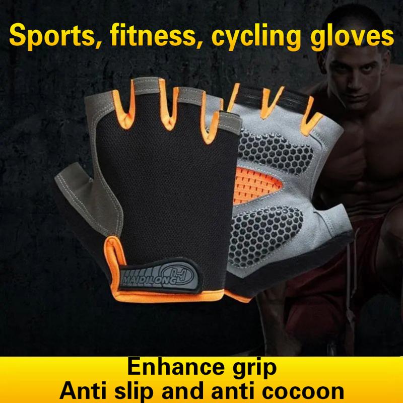 Hot Half Finger Cycling Gloves - đánh giá và giá Fingerless Glove Knit
