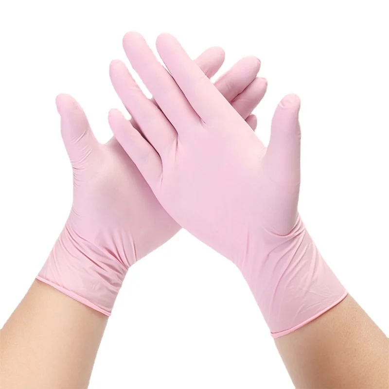 20/50/100PCS Pink Nitrile Glov - đánh giá và giá Nitrile Mechanic Glove