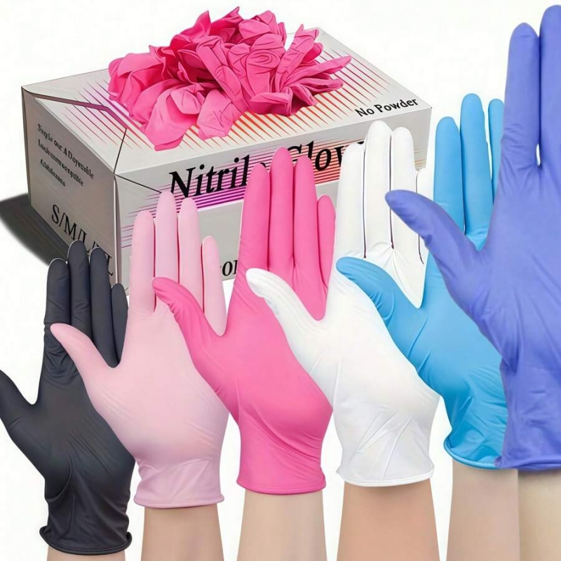 100PCS Disposable Nitrile Glov - đánh giá và giá Nitrile Mechanic Glove