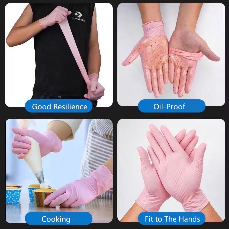100PCS Disposable Nitrile Glov - đánh giá và giá Nitrile Mechanic Glove