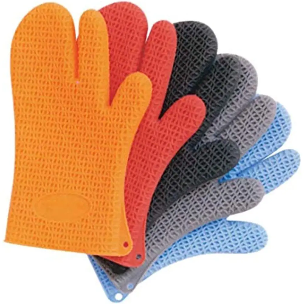 Grey Textured Silicone Oven Mi - đánh giá và giá Oven Mitt Silicone