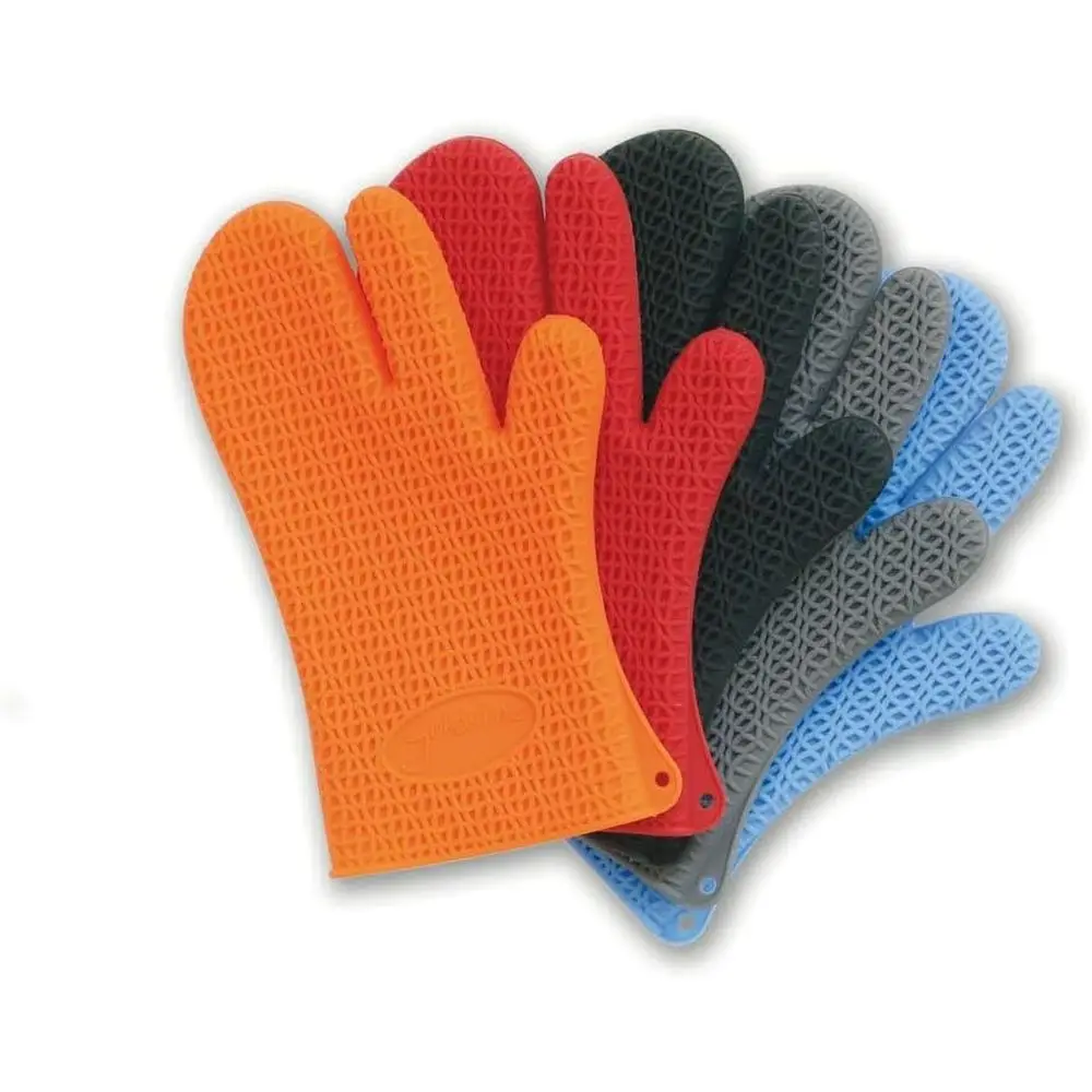 Grey Textured Silicone Oven Mi - đánh giá và giá Oven Mitt Silicone