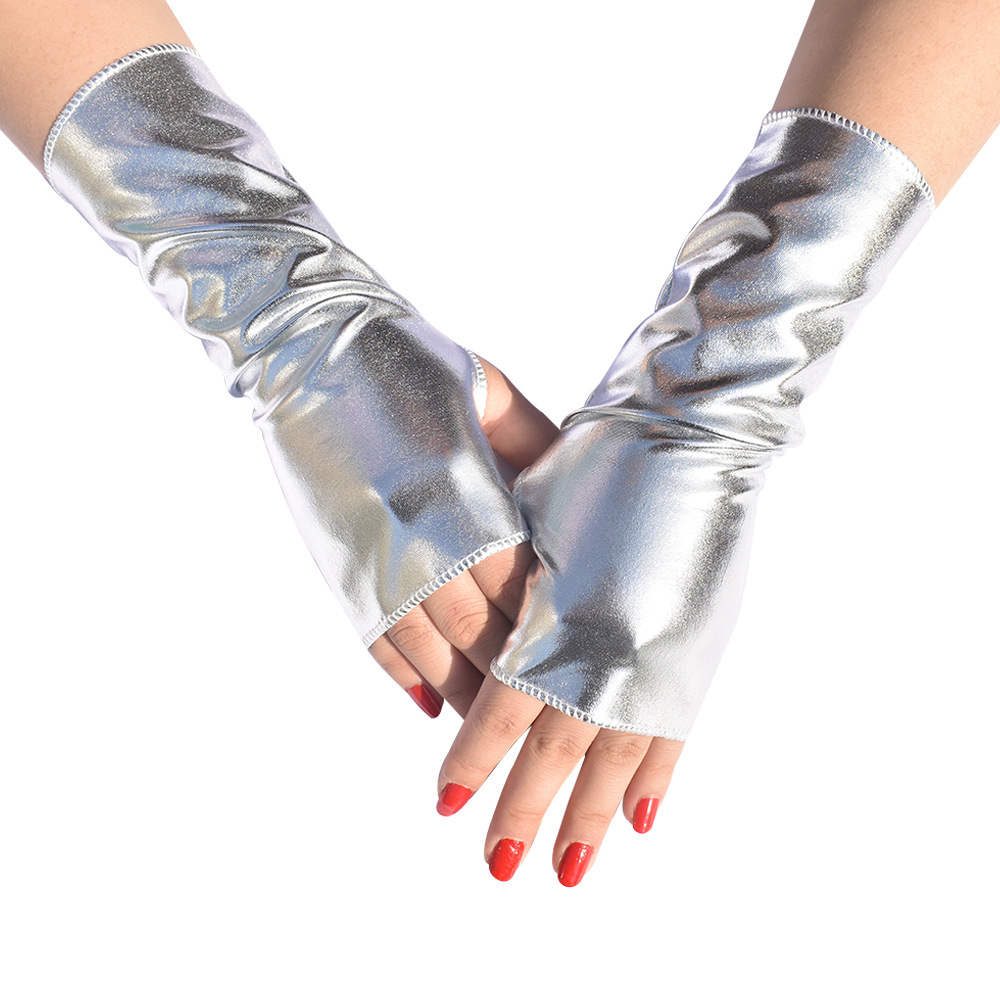1Pair Women's Faux Patent Leat - đánh giá và giá Fingerless Glove Knit