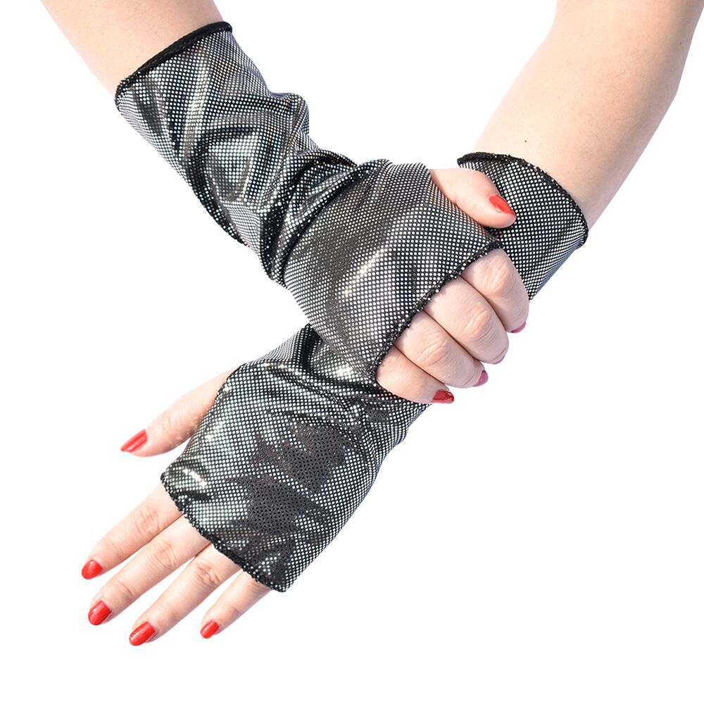 1Pair Women's Faux Patent Leat - đánh giá và giá Fingerless Glove Knit
