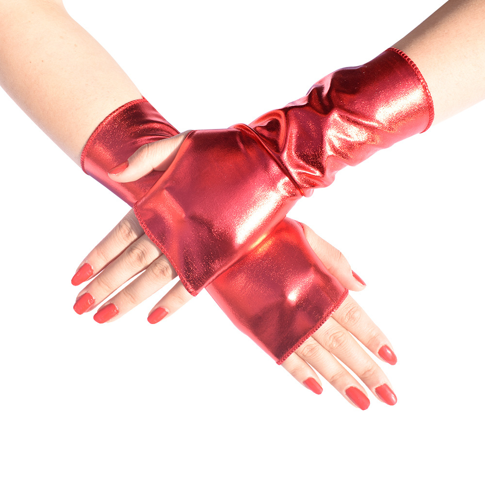 1Pair Women's Faux Patent Leat - đánh giá và giá Fingerless Glove Knit